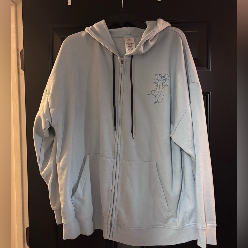 Disney world ratatouille blue zip up hoodie from Disney parks size large